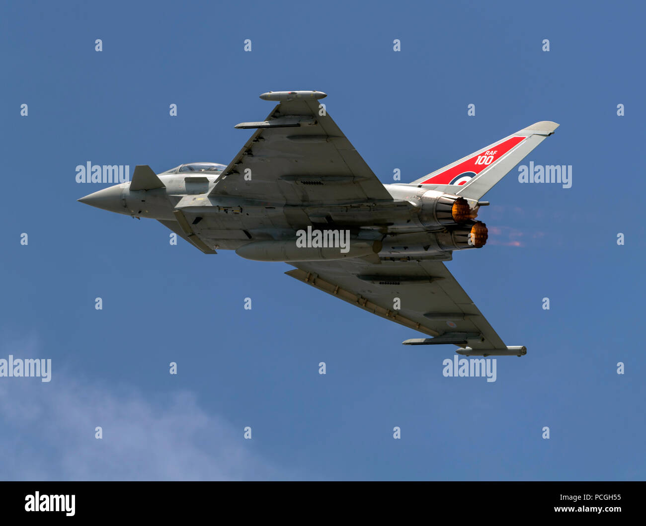 RAF Typhoon Afficher Banque D'Images