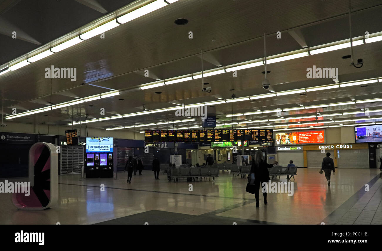 La gare, le centre-ville de Leeds, West Yorkshire, England, LS1, UK Banque D'Images
