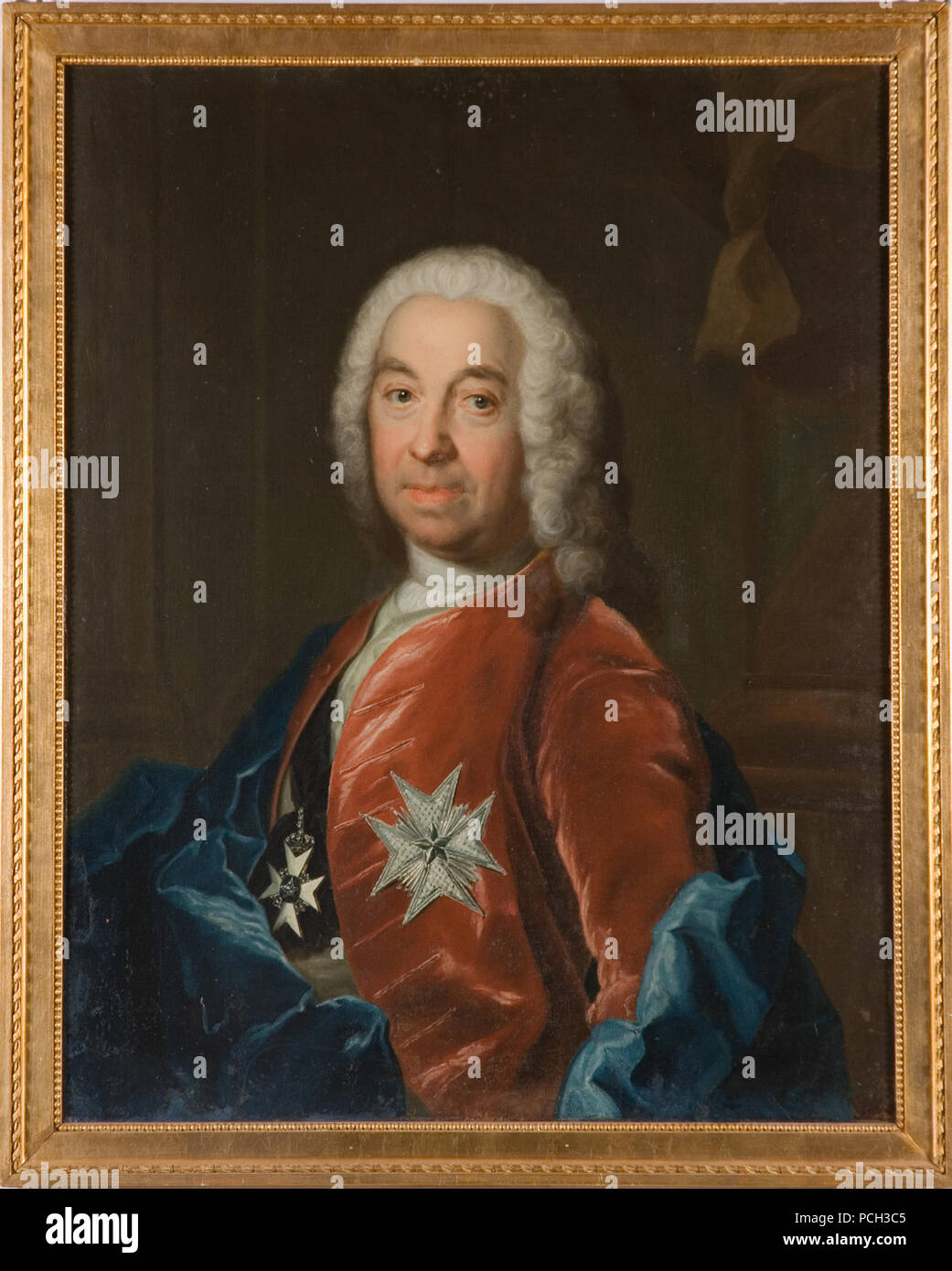 57 Leonard Klinckowström, 1685-1759 (Johan Henrik Scheffel) - Nationalmuseum - 16213 Banque D'Images