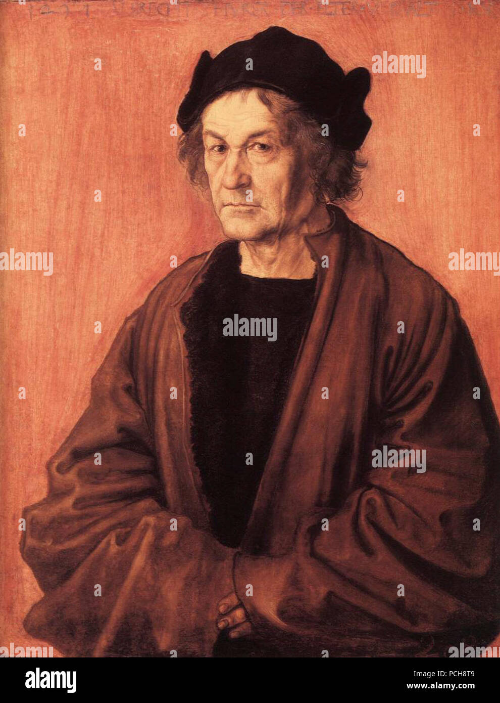 Albrecht Dürer - portrait de Dürer du père - 70 Banque D'Images