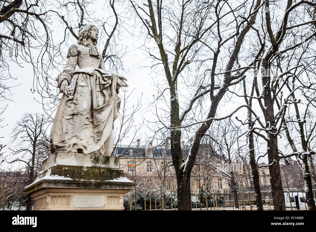 Statue au jardin du luxembourg Banque de photographies et d’images à