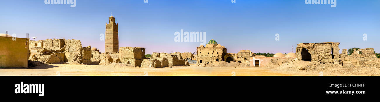 Vieille ville de Tamacine à Ouargla Wilaya d'Algérie Banque D'Images