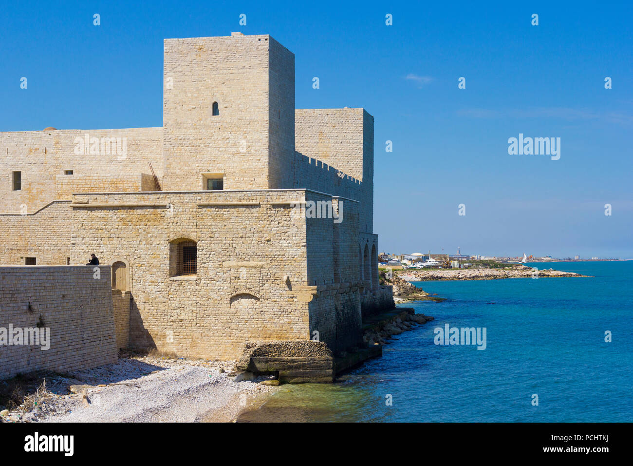 Le Château de Trani, Italie : Pouilles Banque D'Images