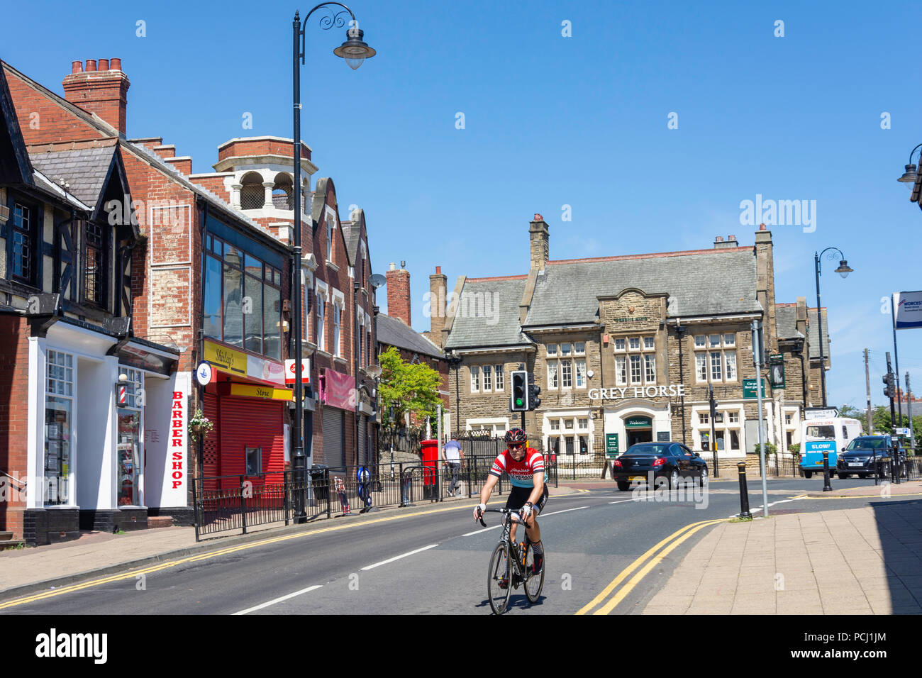 East street, Whitburn, Tyne et Wear, Angleterre, Royaume-Uni Banque D'Images