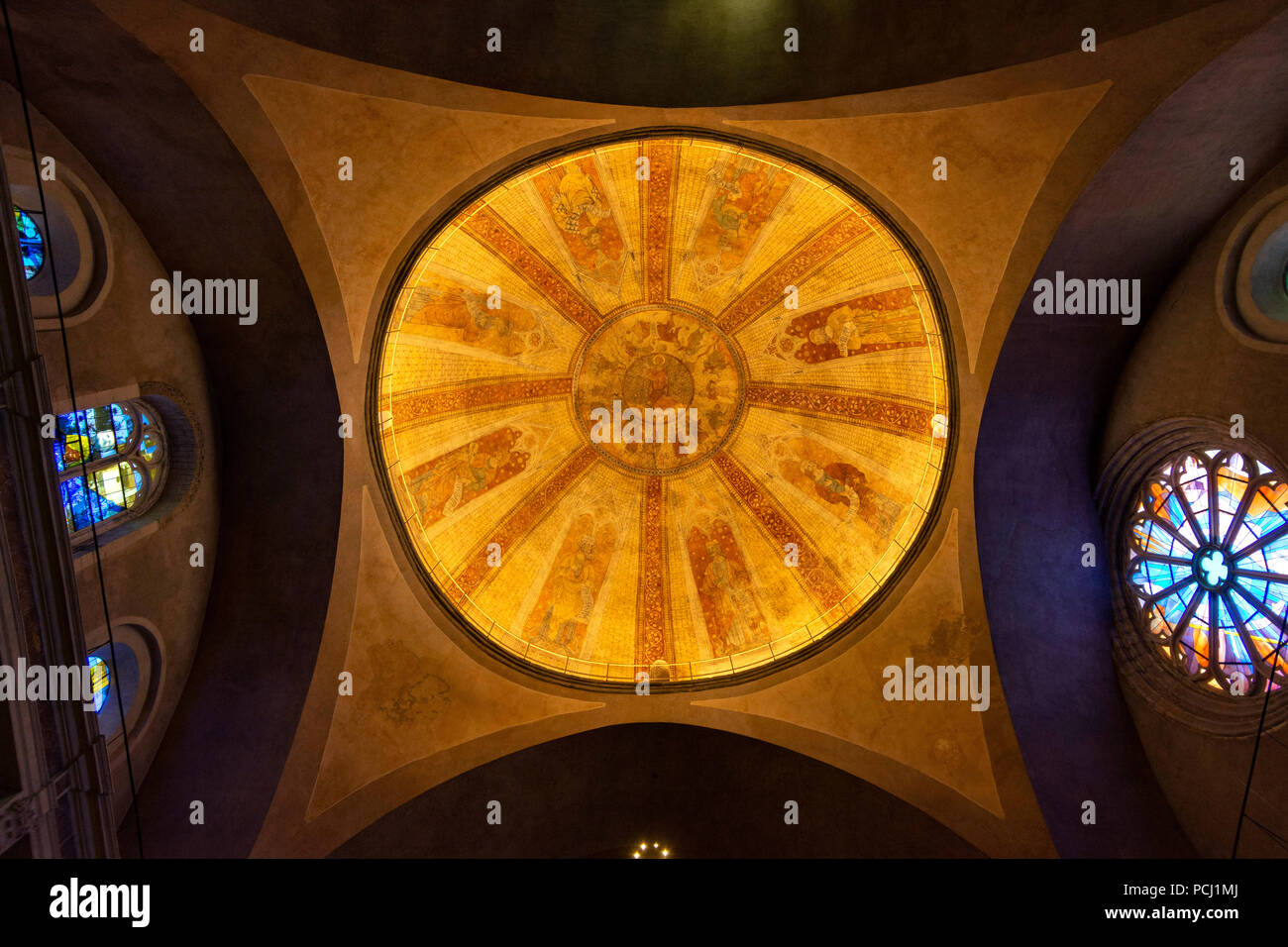 La coupole de la cathédrale Saint Etienne de Cahors, département du Lot, France, Europe, Occitnie Banque D'Images