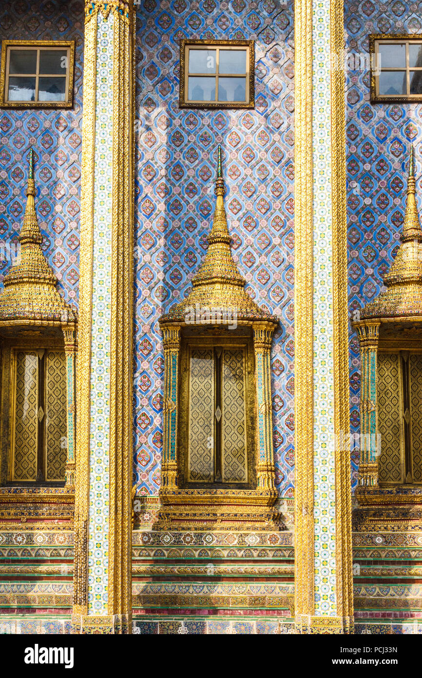 Bâtiment dans le Grand Palace, Bangkok, Thaïlande Banque D'Images