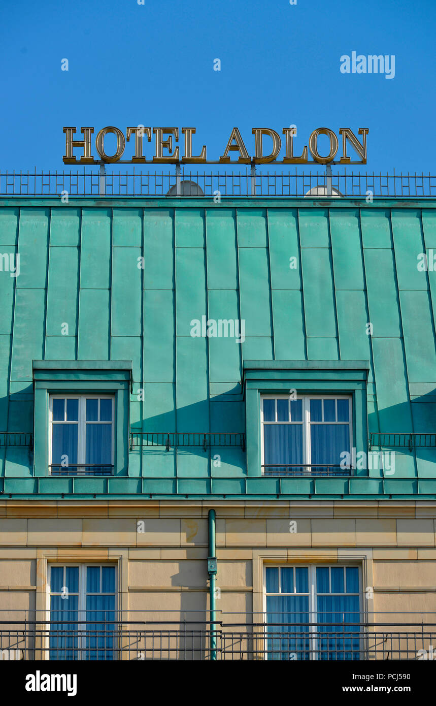 Hôtel Adlon, Pariser Platz, Mitte, Berlin, Deutschland Banque D'Images