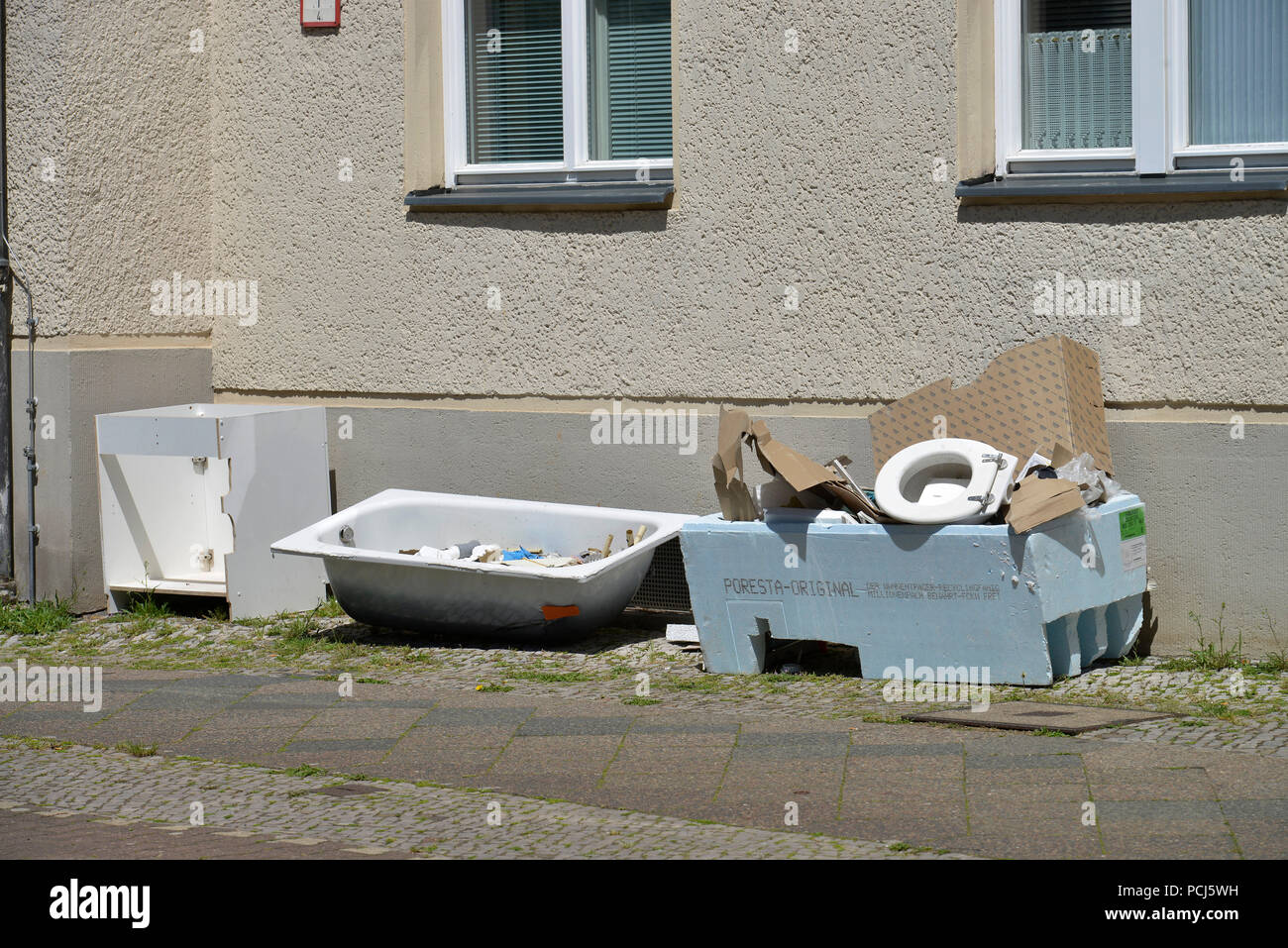 Afrikanische Strasse, Sperrmuell, Mariage, Mitte, Berlin, Deutschland Banque D'Images