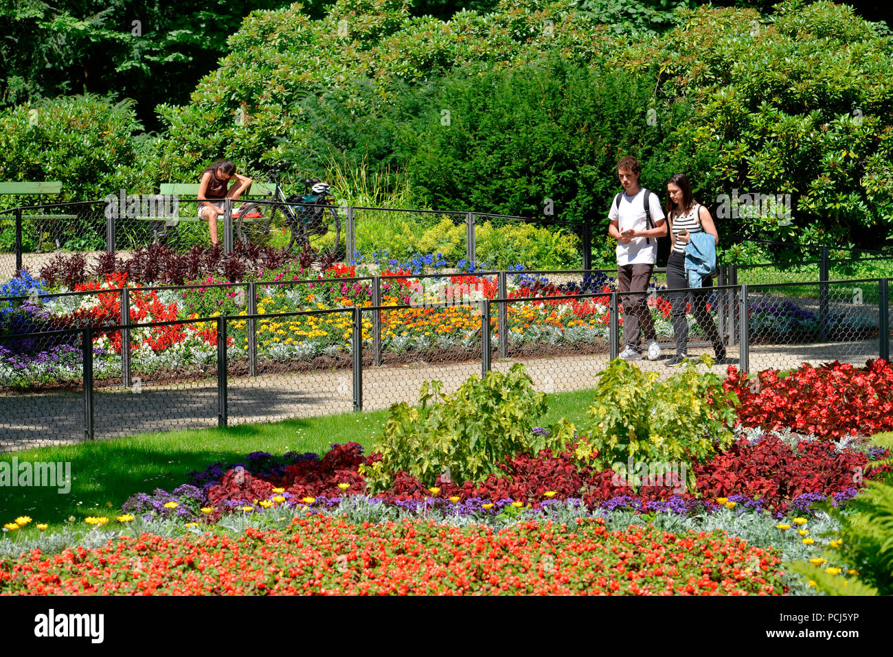 Luiseninsel, Grosser, Tiergarten Tiergarten, Mitte, Berlin, Deutschland Banque D'Images
