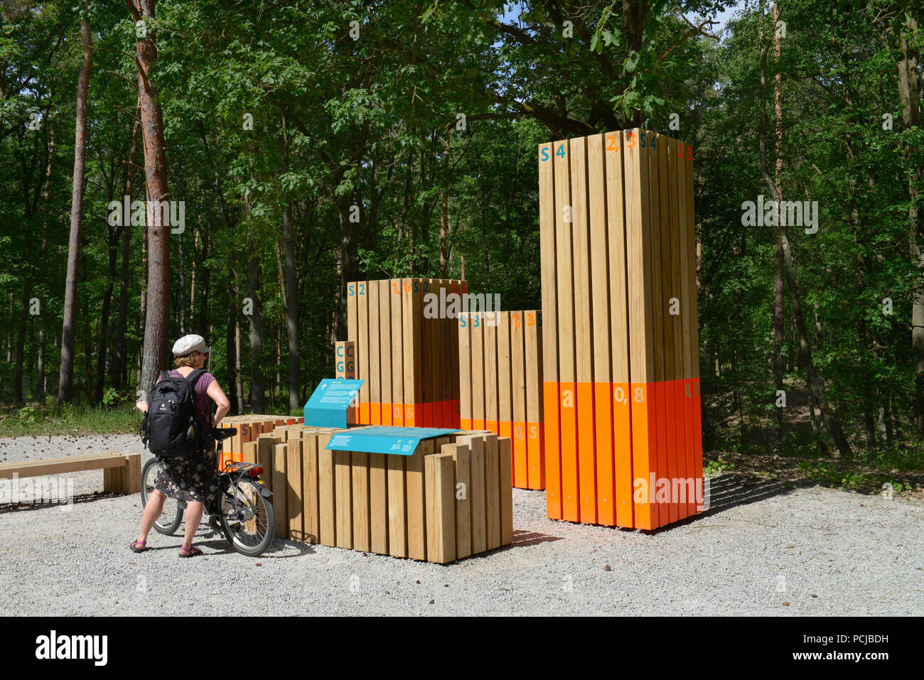 Ausstellung, Berlin.Wald.Klima, Grunewald, Charlottenburg, Berlin, Deutschland Banque D'Images