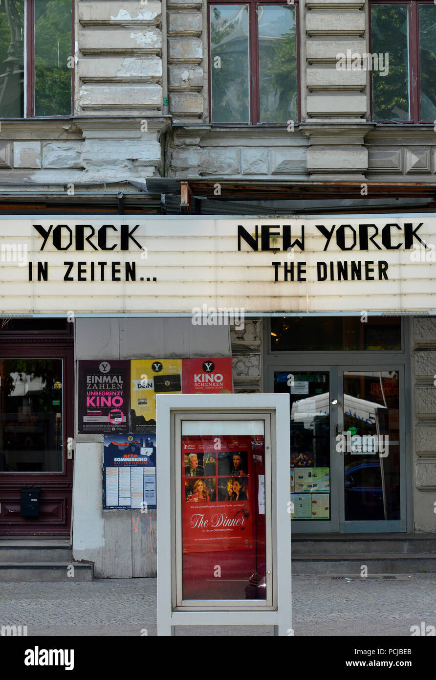 Yorckstrasse, Yorck-Kino, Kreuzberg, à Berlin, Deutschland Banque D'Images
