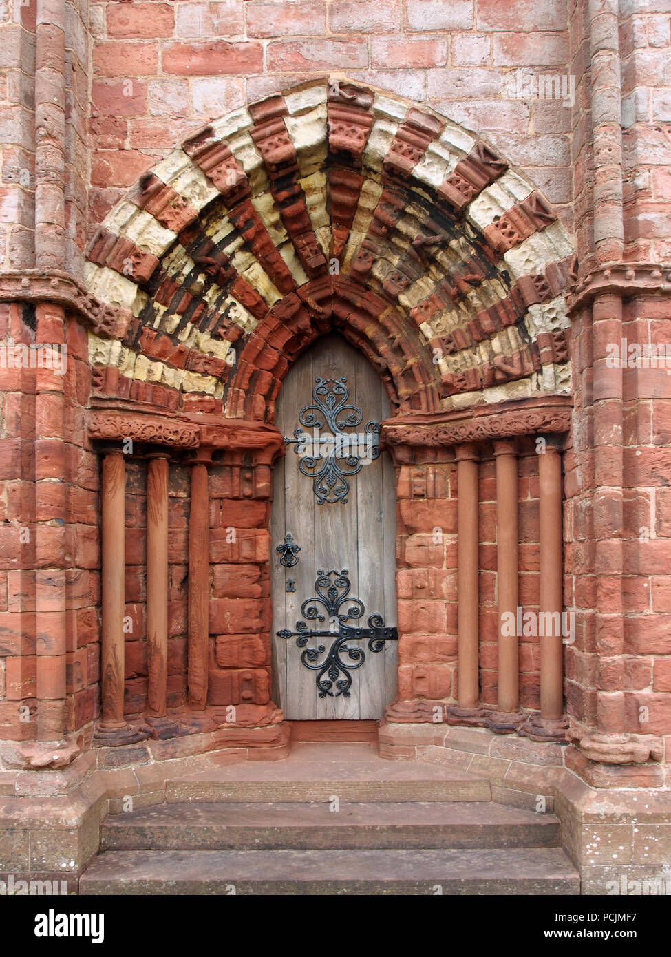 Porte, St Magnus Cathedral, Kirkwall, Orkney Banque D'Images