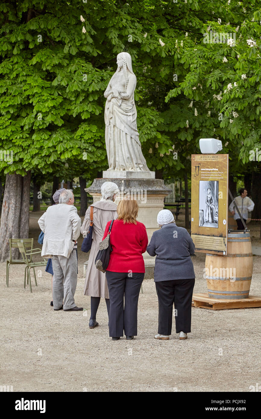 Statues au jardin du luxembourg Banque de photographies et d’images à