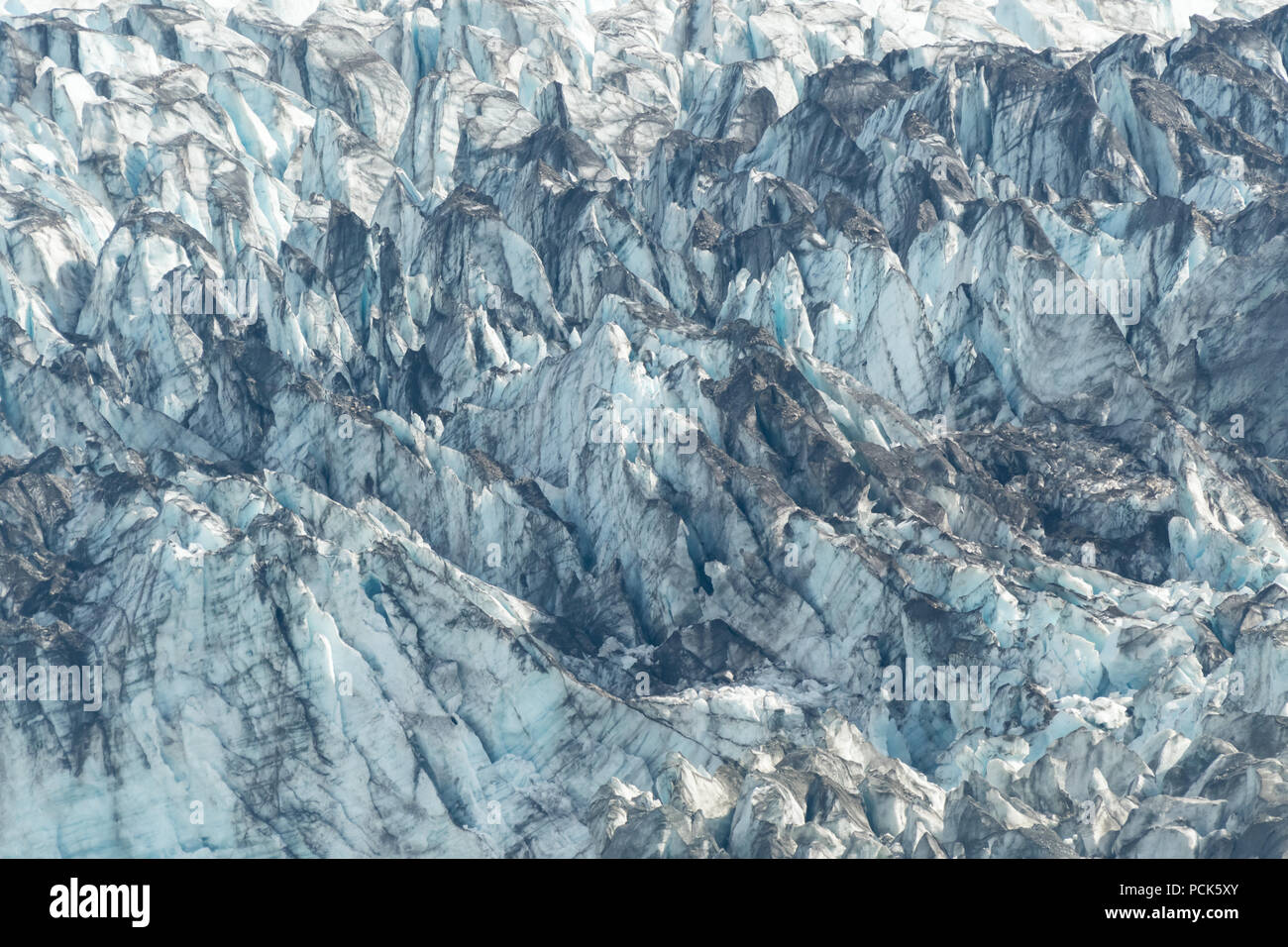 Glacier en Alaska, USA. Banque D'Images