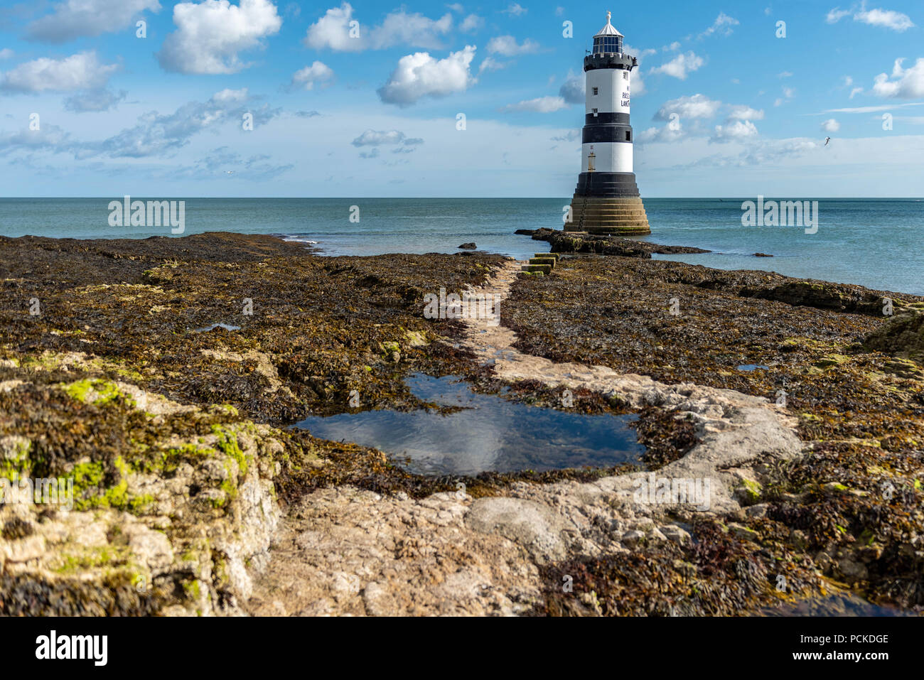 Penmon Phare,Anglesey Banque D'Images