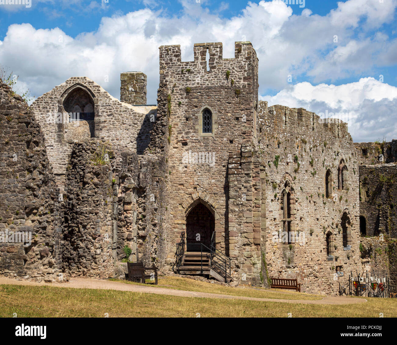 Le Château de Chepstow, au Pays de Galles Banque D'Images