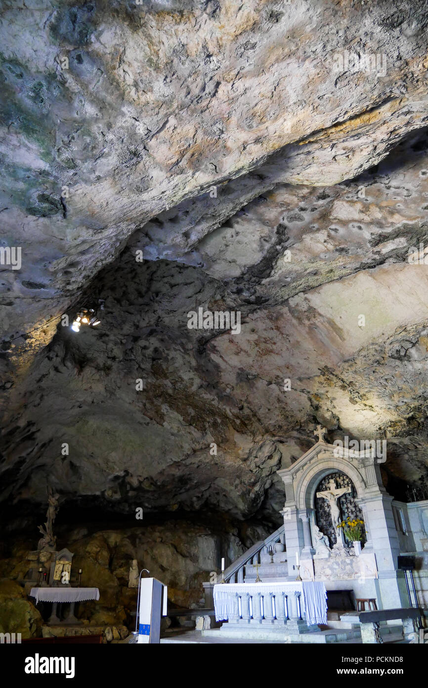 La grotte de la SainteBaume, MariaMagdalena, Var, France Photo Stock