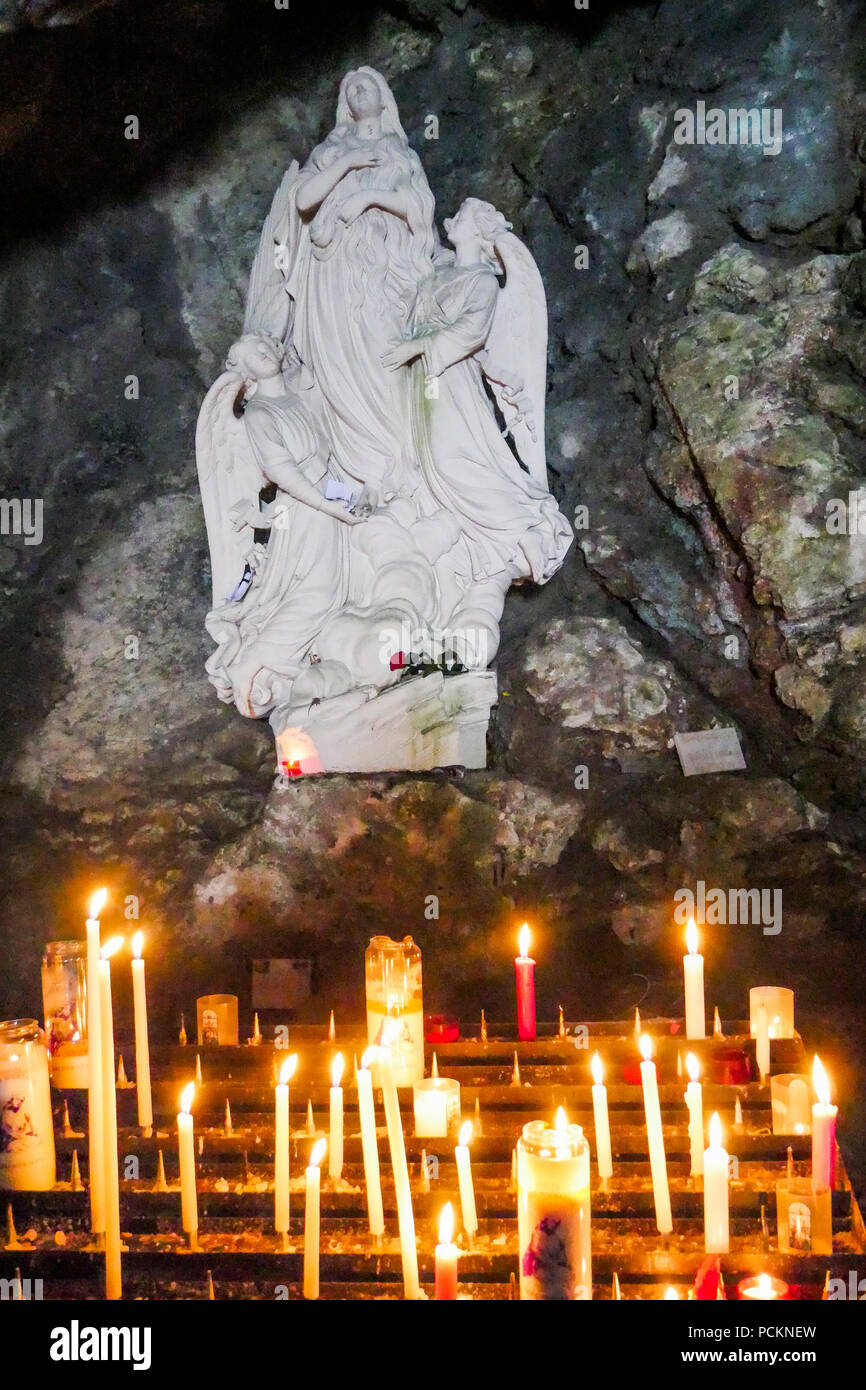 La grotte de la SainteBaume, MariaMagdalena, Var, France Photo Stock