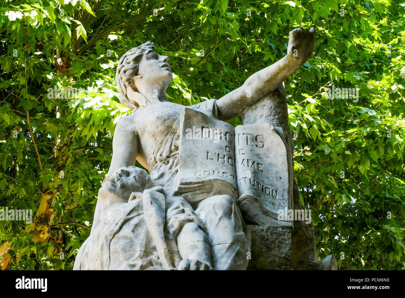 Monument de la résistance, Barjols, France, Var Banque D'Images