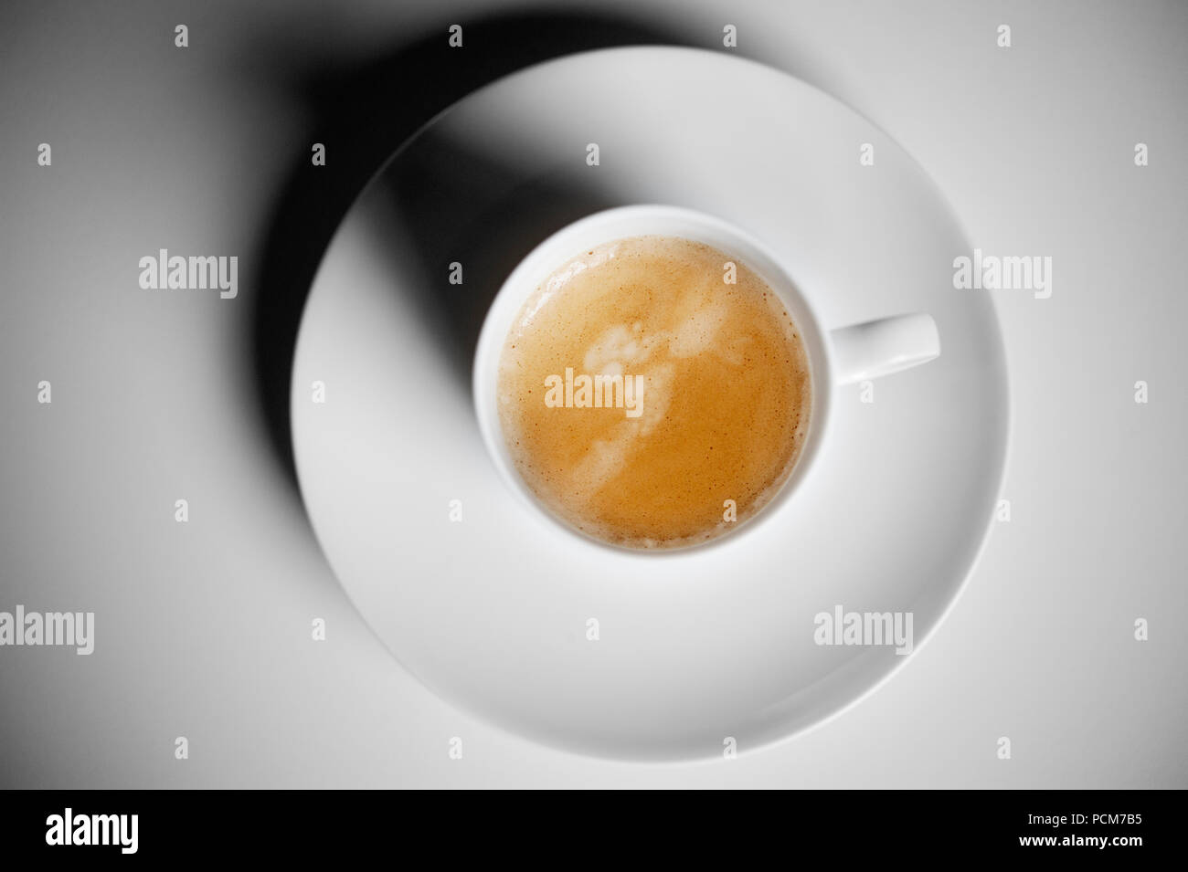 Illustration photo d'une tasse de café (Heverlee, 08/04/2015) Banque D'Images