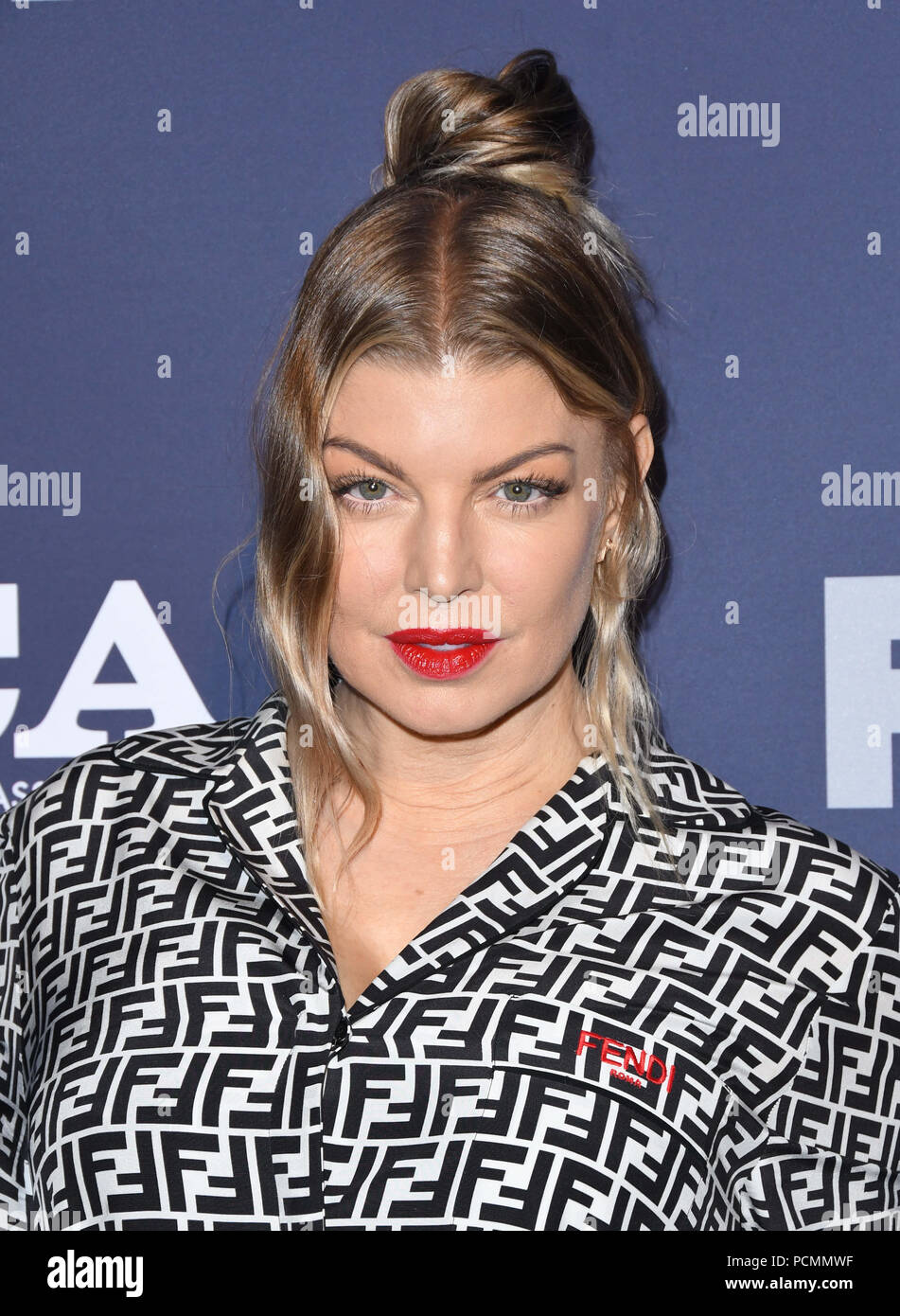 West Hollywood, CA, USA. 2 Août, 2018. 02 août 2018 - West Hollywood, Californie - Fergie, Stacy Ann Ferguson. 2018 FOX TCA d'été tenue à Soho House. Crédit photo : Birdie Thompson/AdMedia Crédit : Birdie Thompson/AdMedia/ZUMA/Alamy Fil Live News Banque D'Images