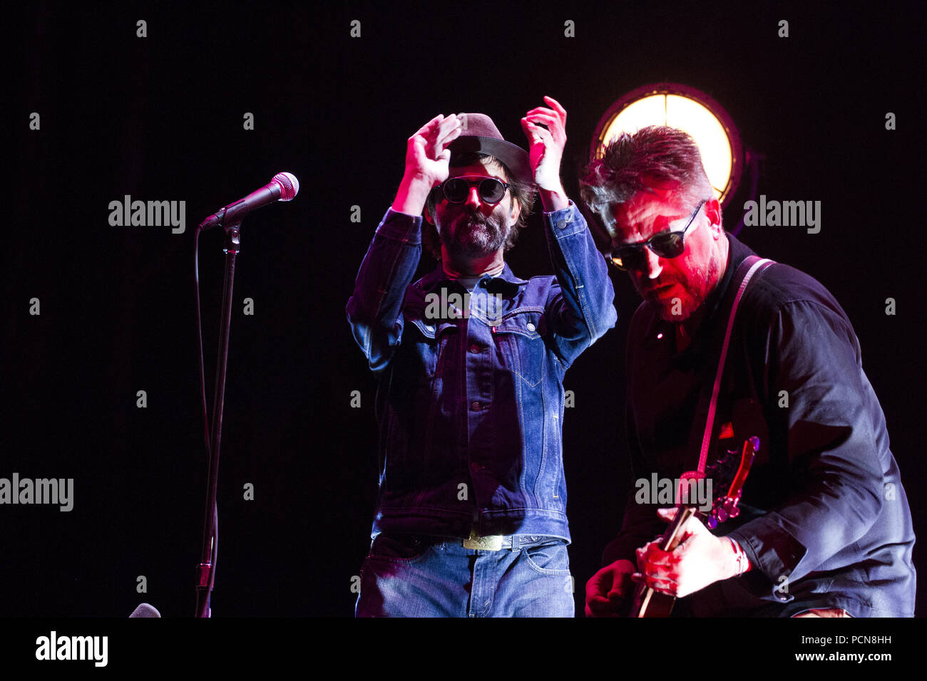 Les anguilles en concert en concert à l'O2 Academy Brixton, Londres. Avec : Mark Everett - 'E' Où : London, Royaume-Uni Quand : 02 Jul 2018 Crédit : Maria Jefferis/WENN Banque D'Images