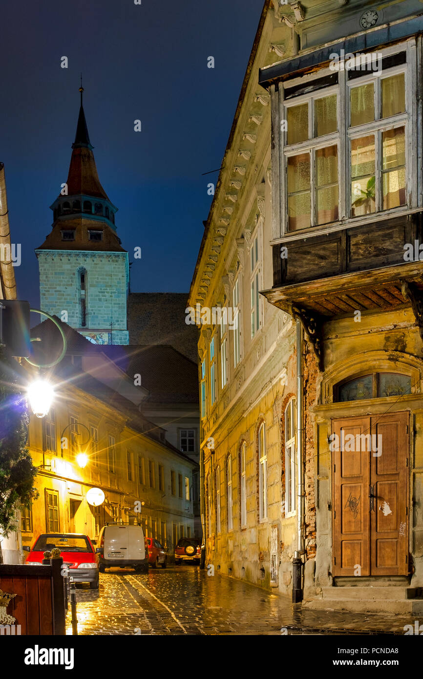 Environs de la Biserica Neagră, Brasov, Roumanie Banque D'Images
