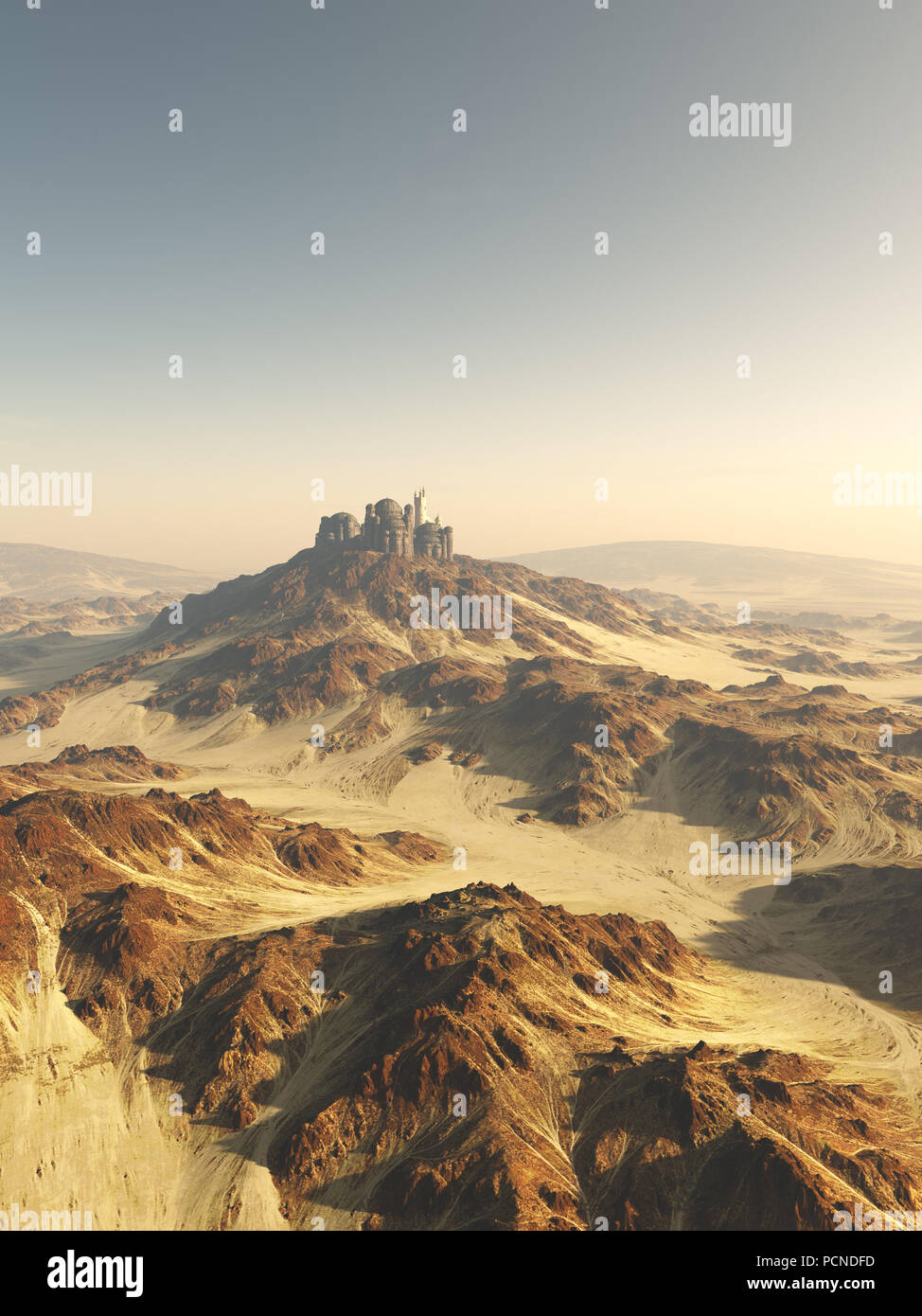 Citadelle du désert Banque D'Images