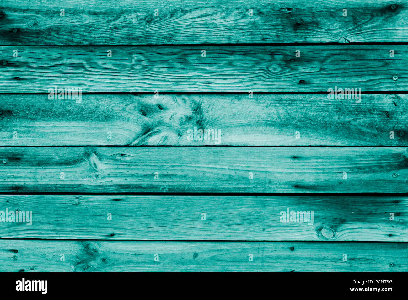 Close-up de la surface (mur, plancher ou les frais généraux) faite de planche en bois, le tribunal ou l'administration en l'ombre bleu turquoise, bleu sarcelle Banque D'Images