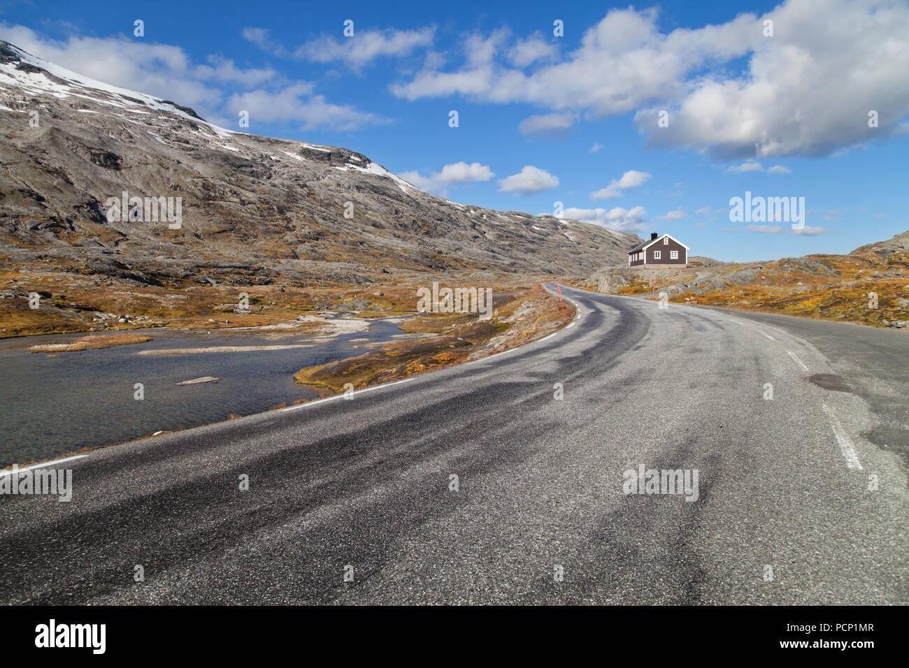 Col de montagne Geiranger, More og Romsdal (Norvège). Banque D'Images