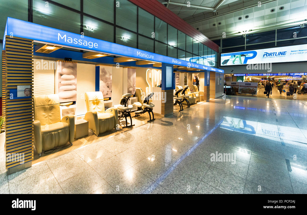 L'aéroport international d'Istanbul. La Turquie Banque D'Images