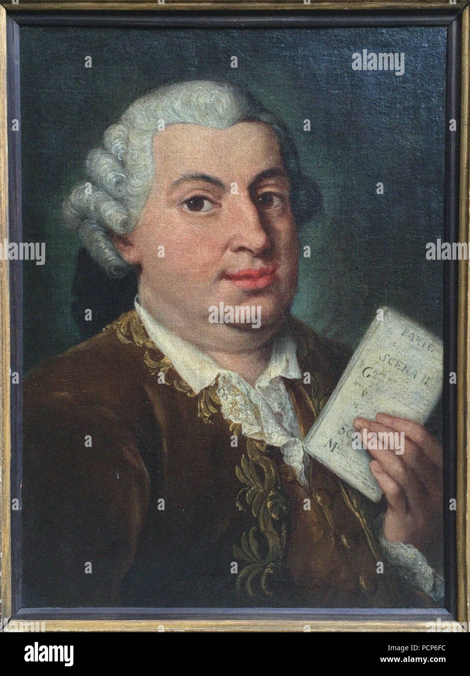 Portrait de Carlo Goldoni (1707-1793). Banque D'Images