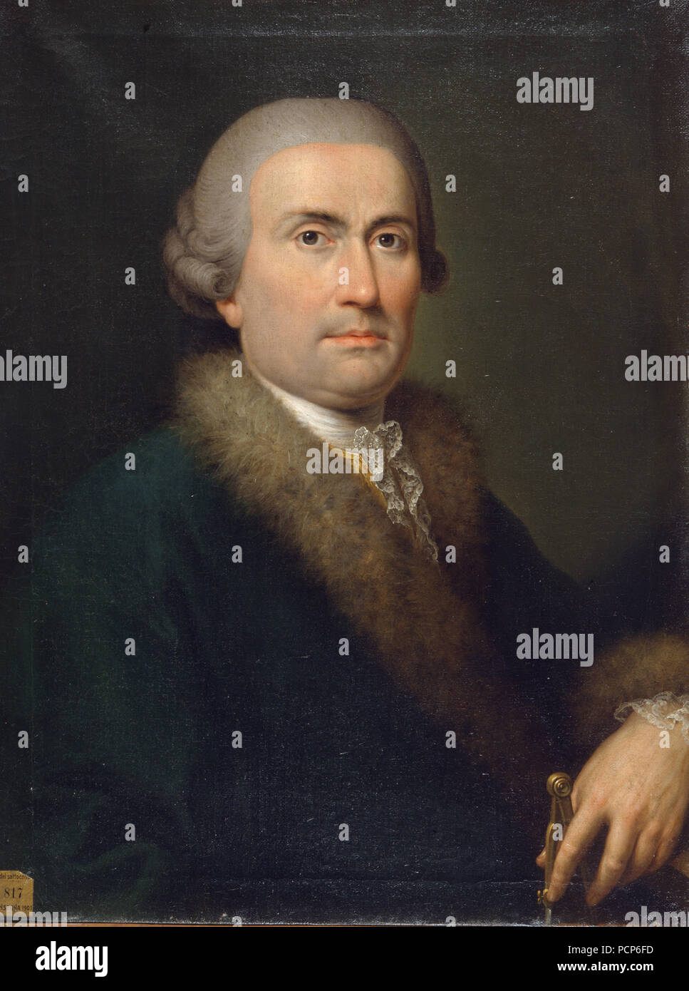 Portrait de l'architecte Giuseppe Piermarini (1734-1808), avant 1804. Banque D'Images