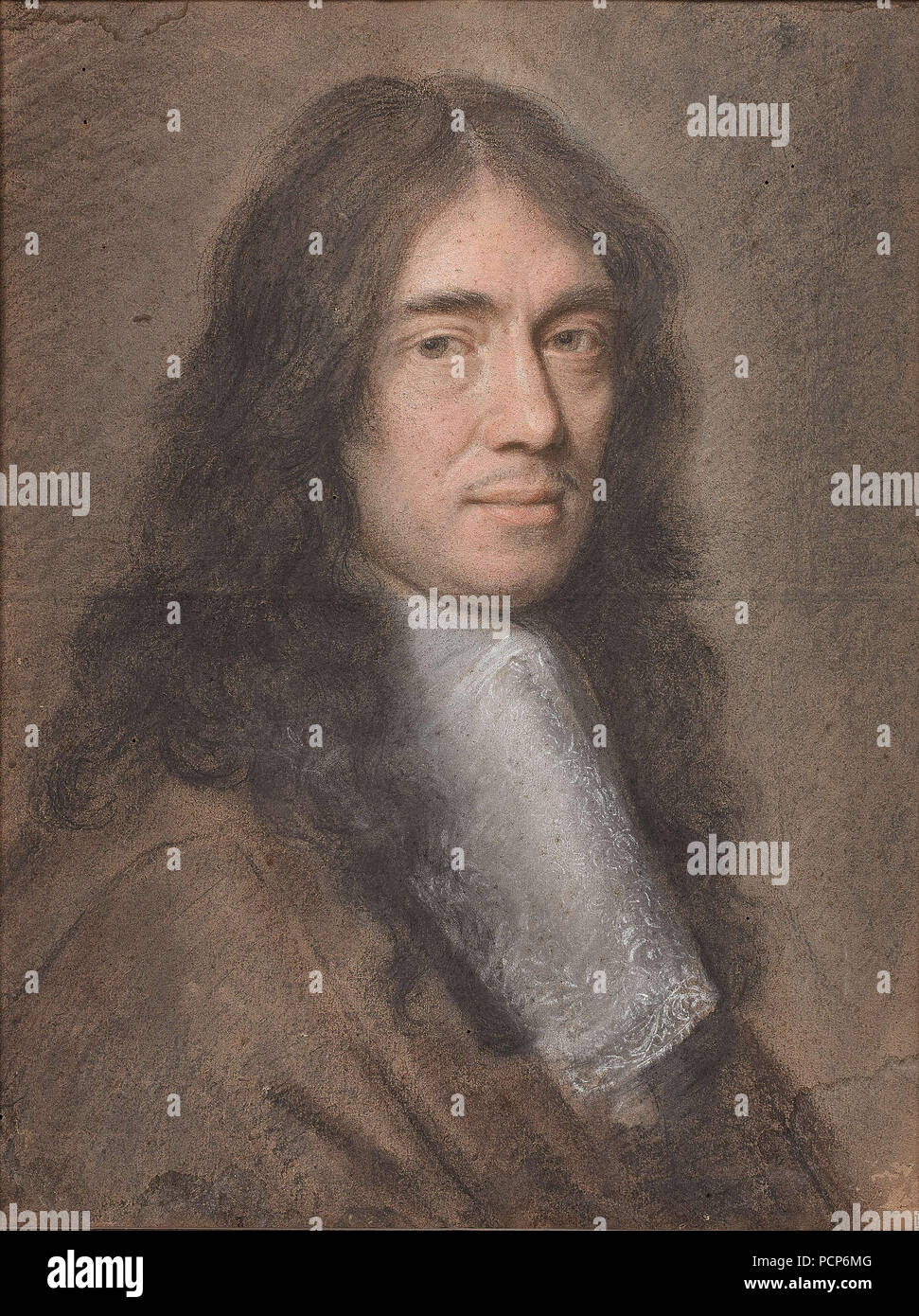 Portrait de Charles Perrault (1628-1703). Banque D'Images