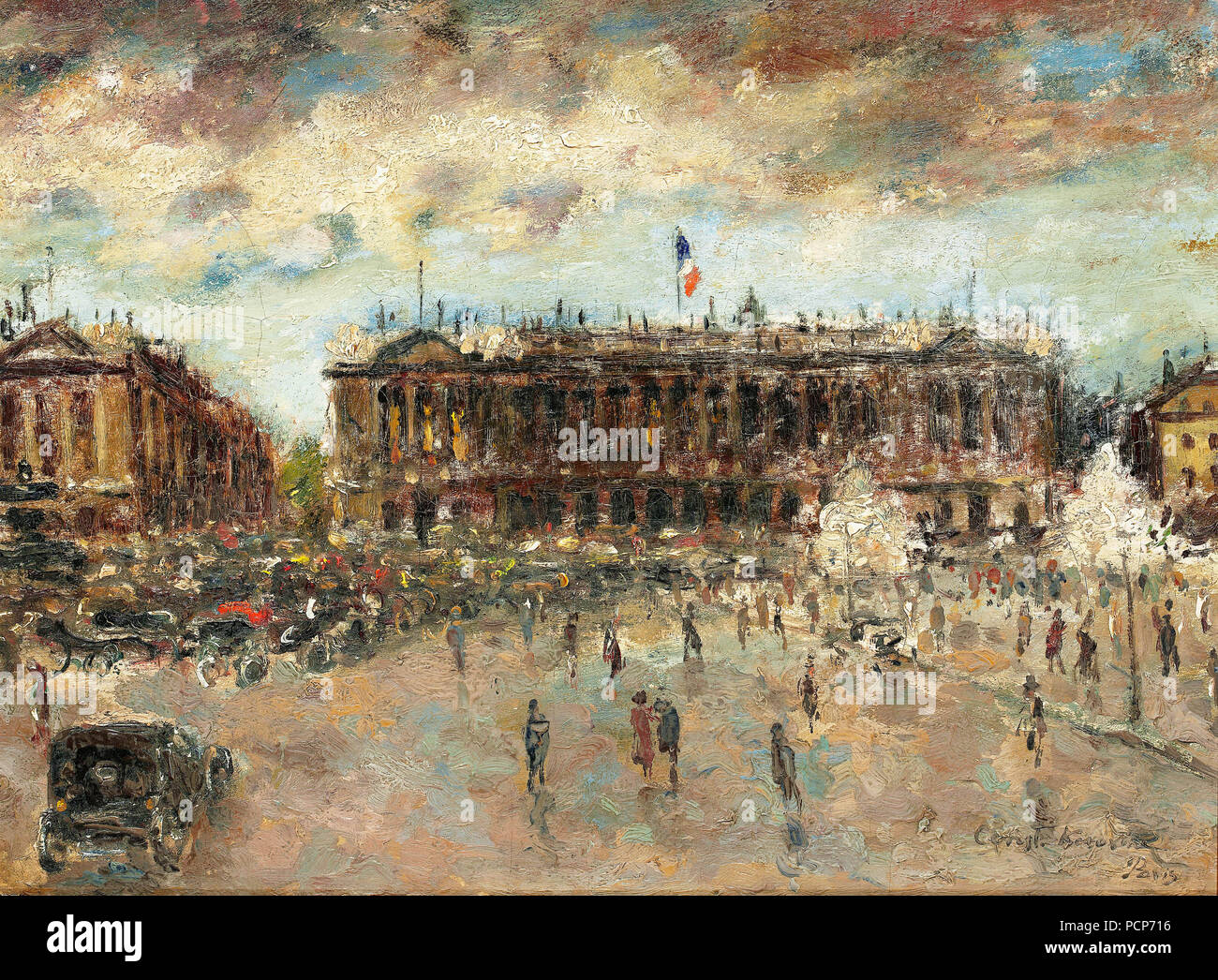Place de la Concorde, Paris. Banque D'Images