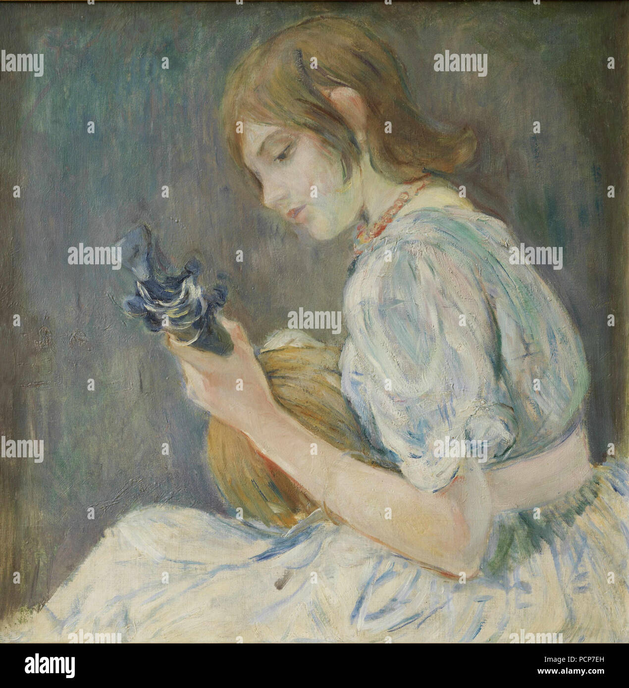 Scorpio Posters Girl with a Mandolin - 1910 - by Pablo Picasso - Mini Poster - 11 x 17