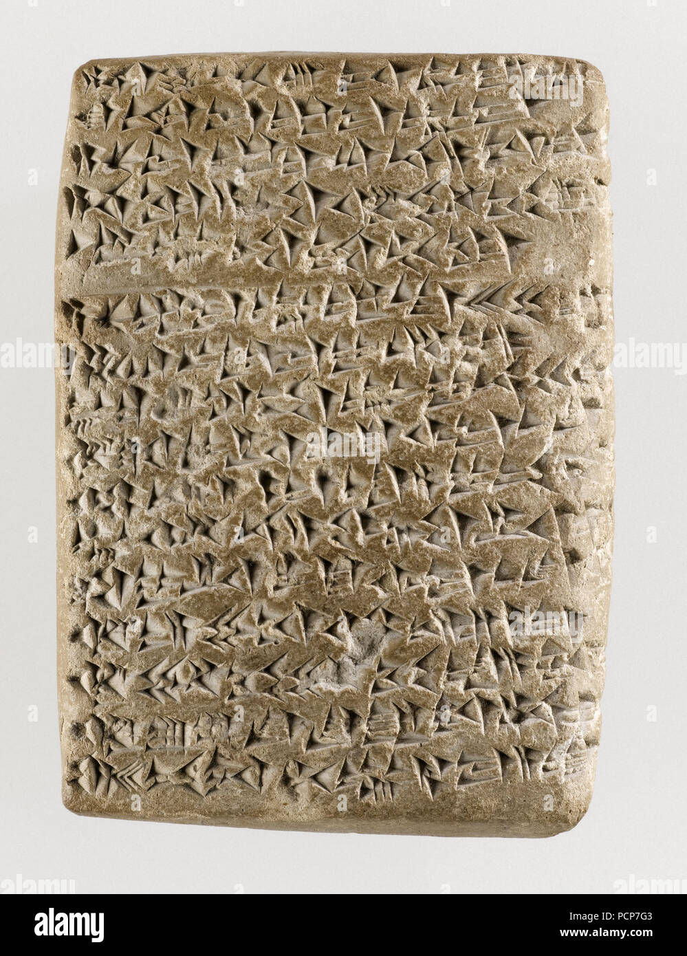 La lettre d'Amarna, ca 1350 BC. Banque D'Images