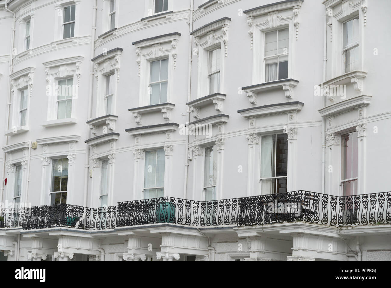 Maisons de Notting Hill, Londres, Royaume-Uni Banque D'Images