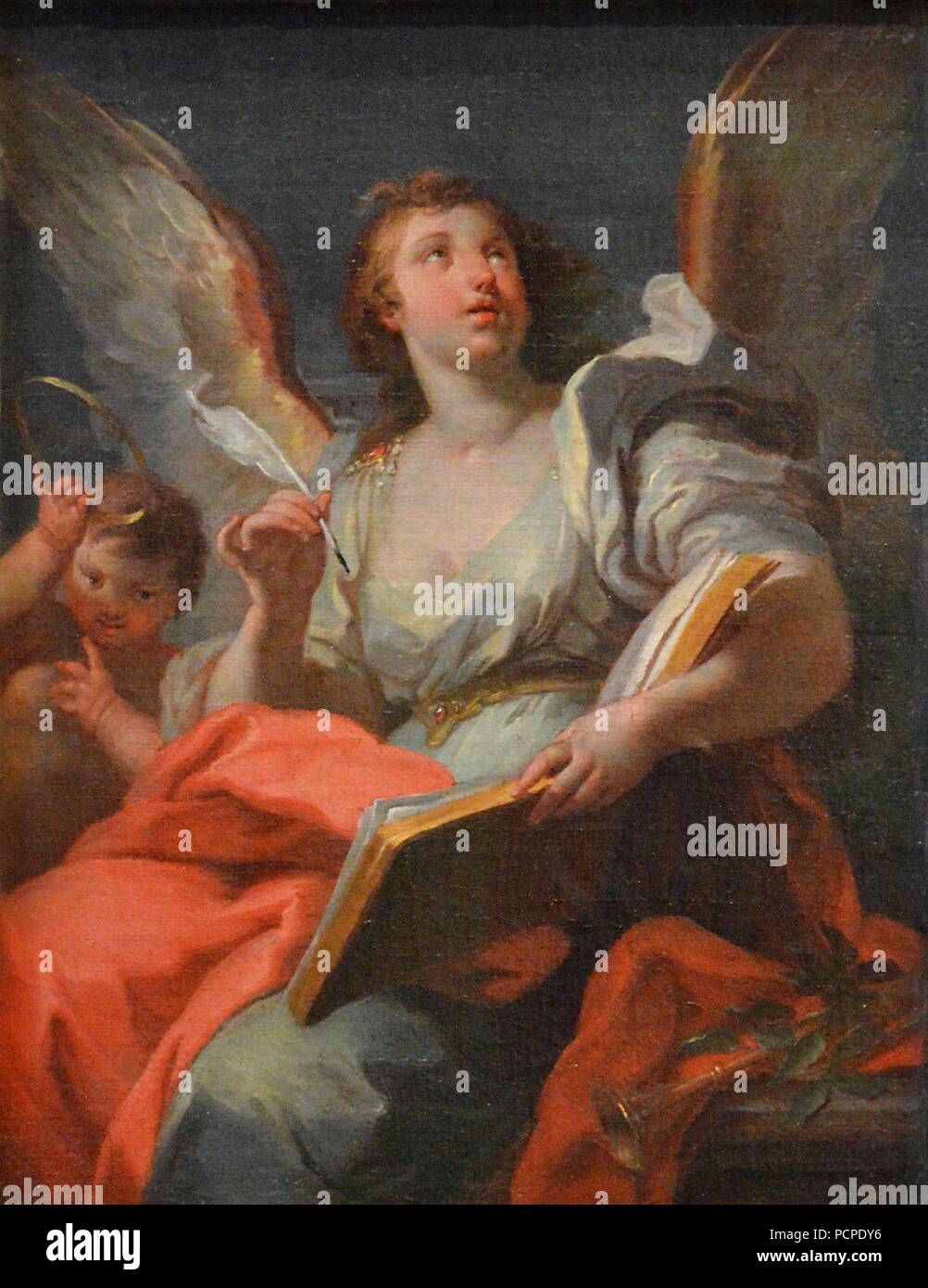 Allégorie de la Renommée - Sebastiano Conca - Q18573785. Banque D'Images