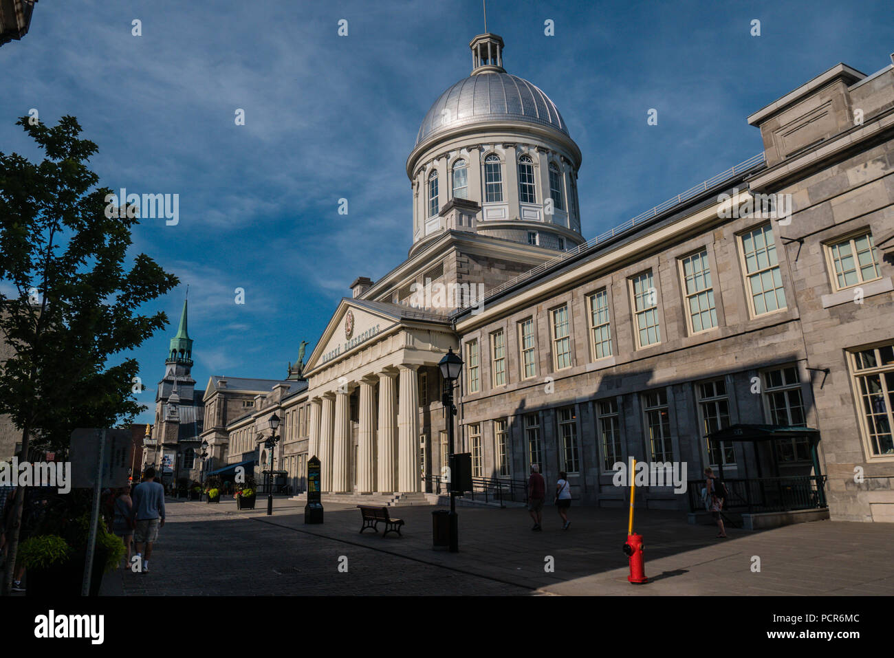 Marché Bonsecours, Montréal Banque D'Images