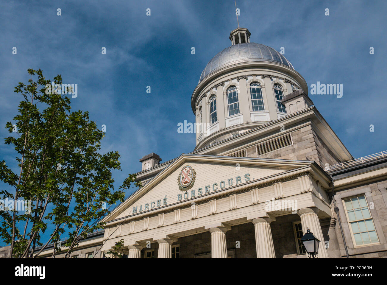 Marché Bonsecours, Montréal Banque D'Images