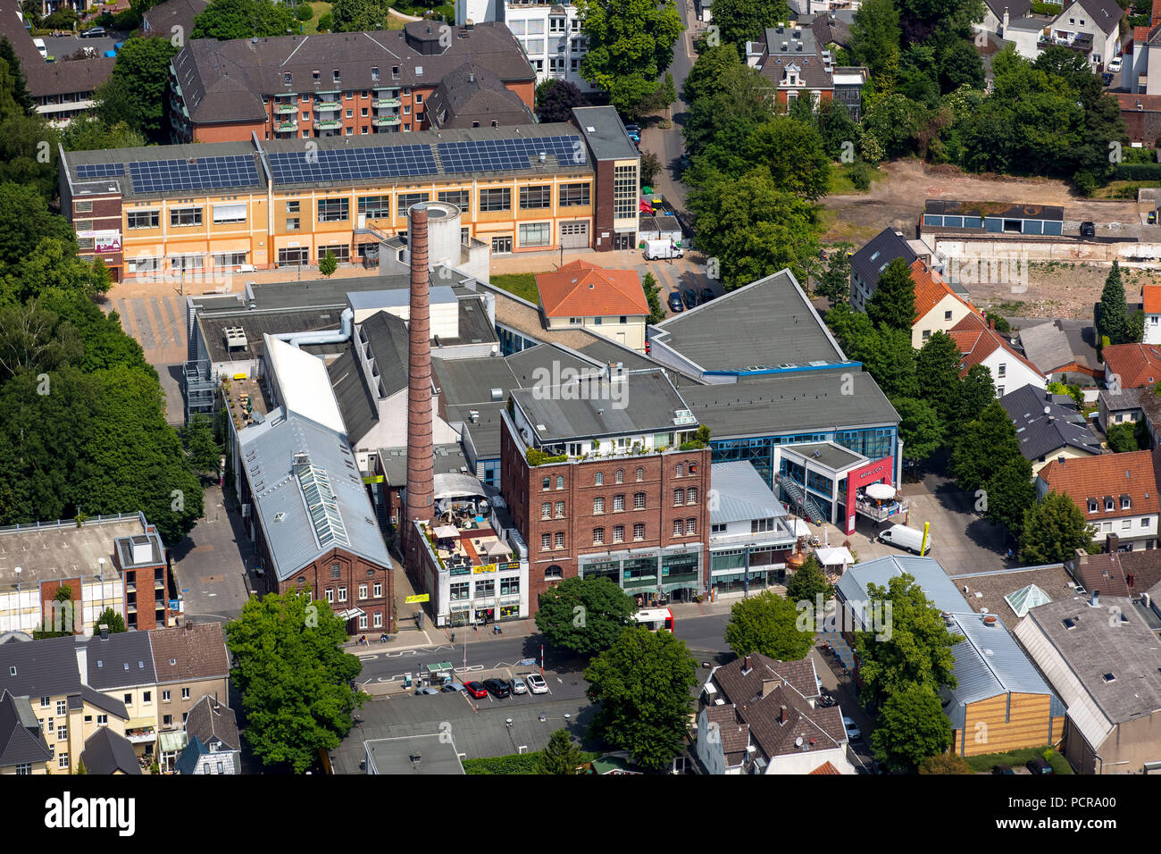 Lindenbrauerei et ses environs, centre culturel, centre de jeunes, Unna, Ruhr, Rhénanie du Nord-Westphalie, Allemagne Banque D'Images