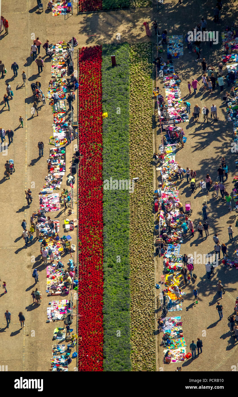 44e festival d'été au marché aux puces de Gruga et spécial enfants - le plus grand du genre en Allemagne, Essen, Ruhr, Rhénanie du Nord-Westphalie, Allemagne Banque D'Images