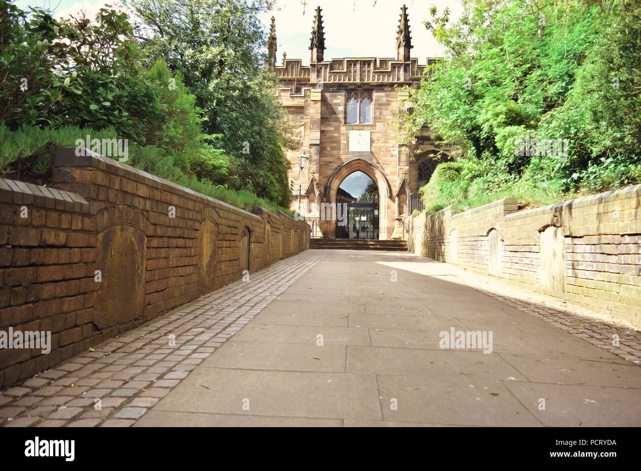 St Peter's Collegiate Church à Wolverhampton Banque D'Images