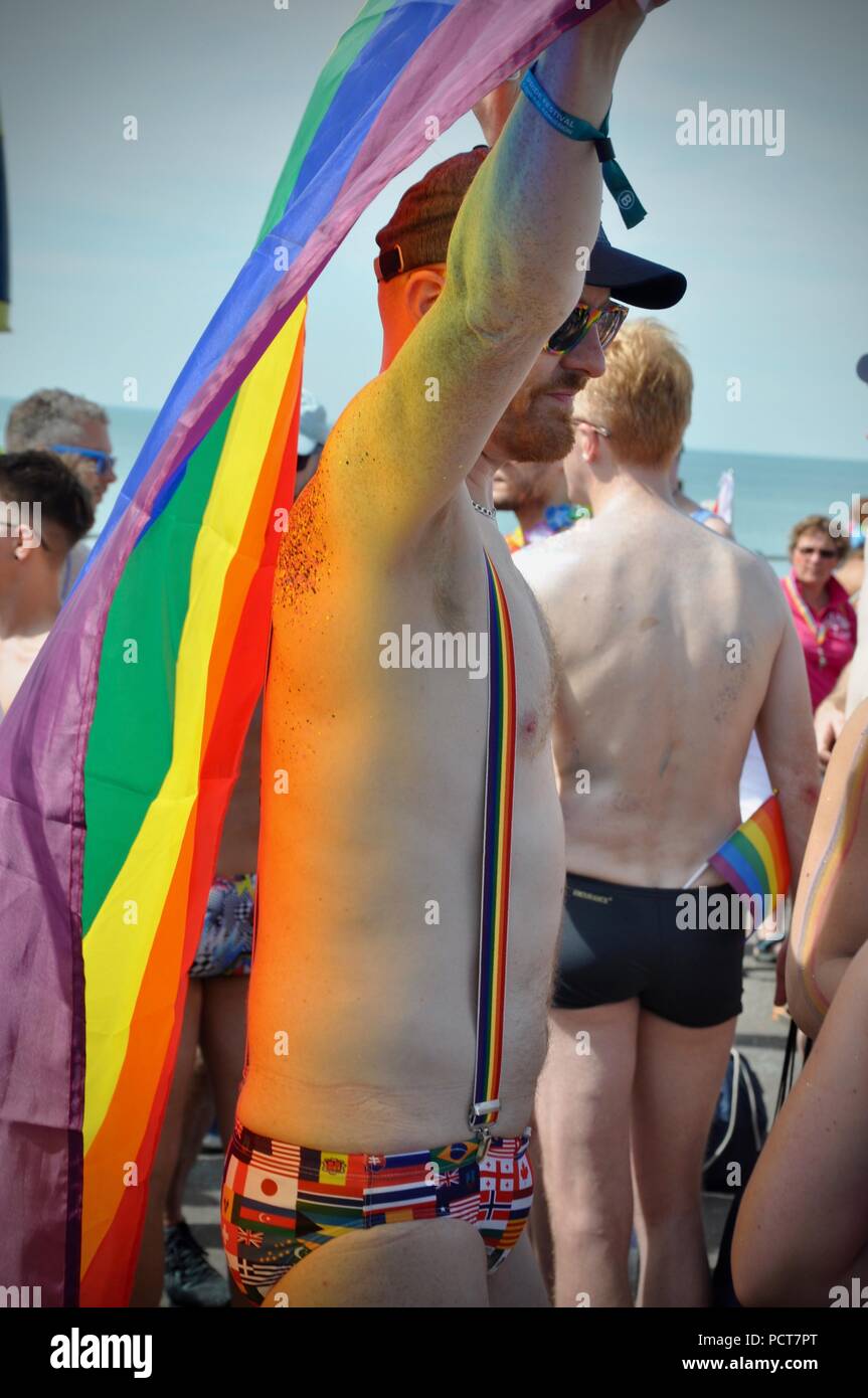 Brighton Pride Parade 2018 Banque D'Images