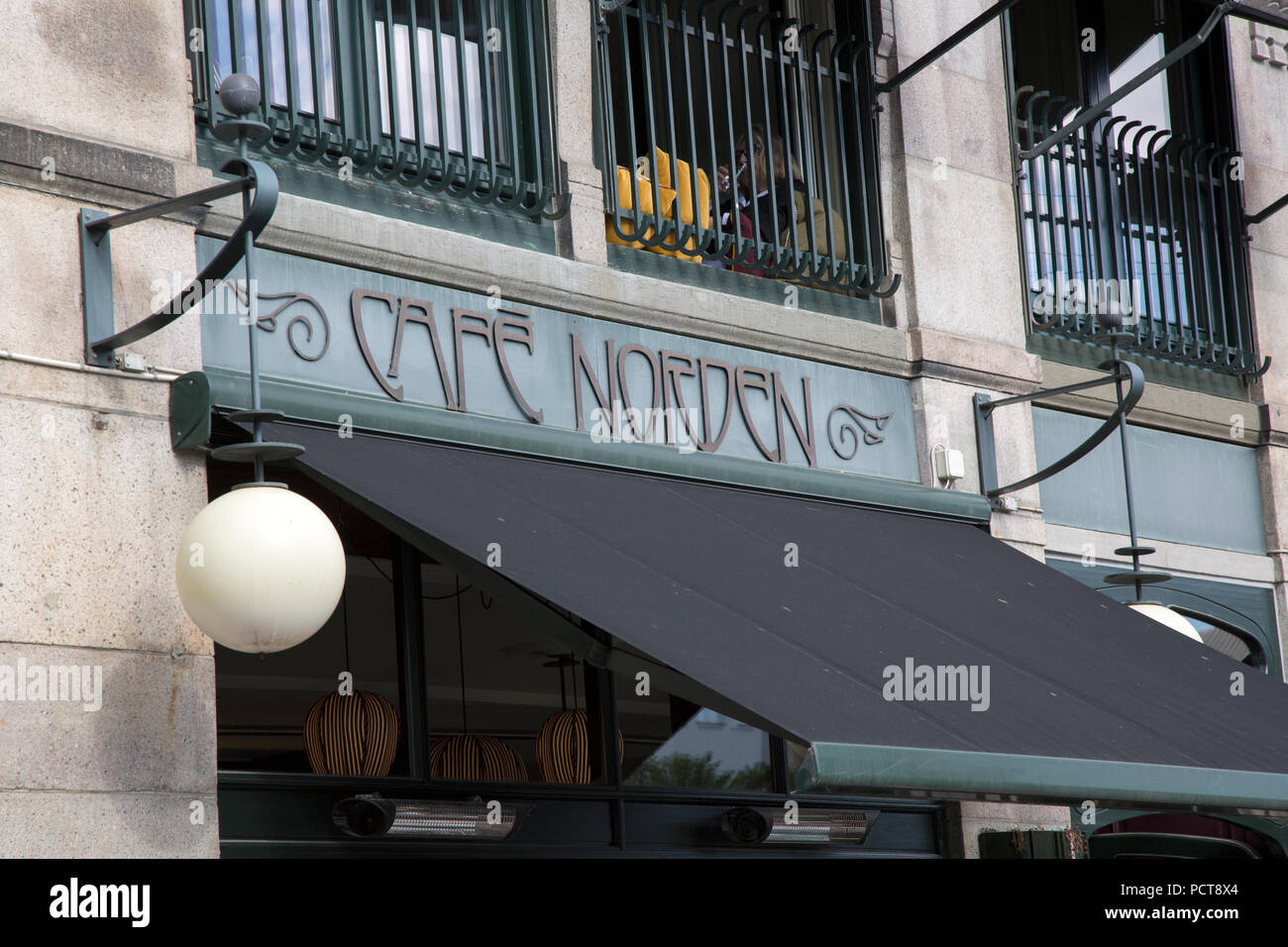 Cafe Norden ; Copenhague, Danemark Banque D'Images