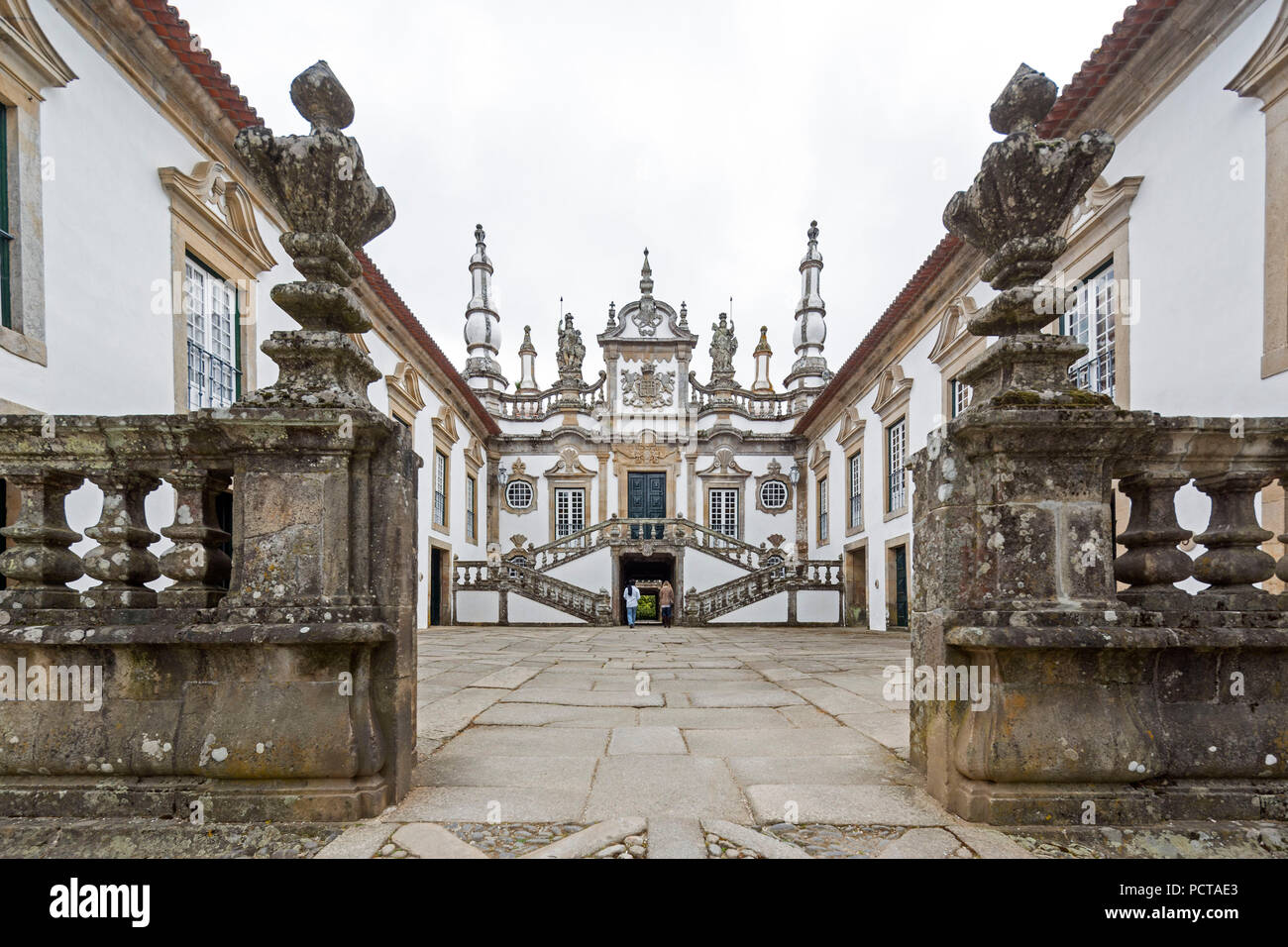 Casa de Mateus, palace avec de grands jardins, Vila Real, district de Vila Real, Portugal, Europe Banque D'Images