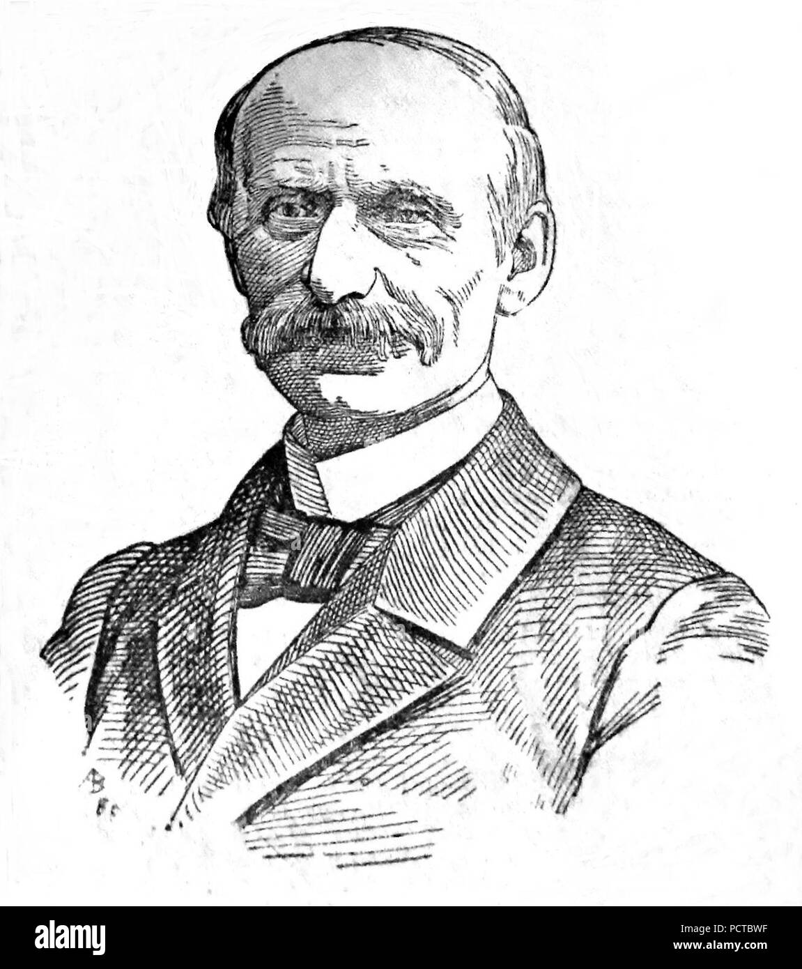 Alfred Picard la gravure. Banque D'Images