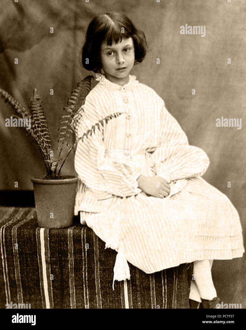 Alice Liddell. Banque D'Images