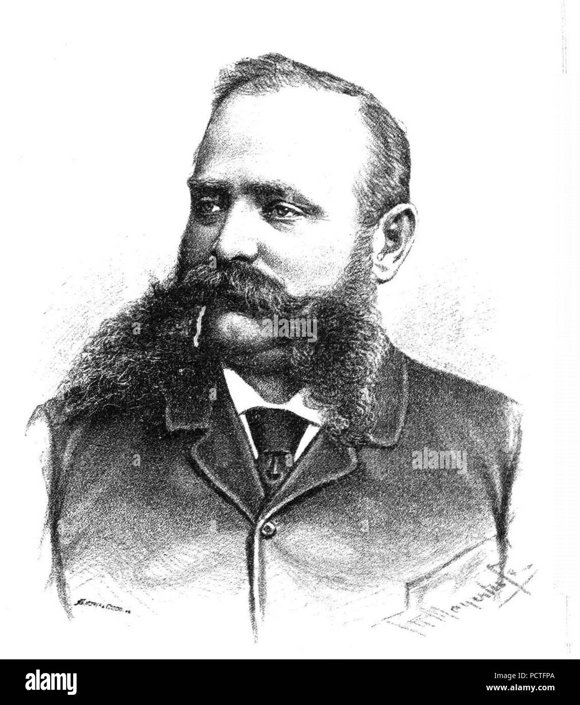 Alois Parttart (1841-1898). Banque D'Images